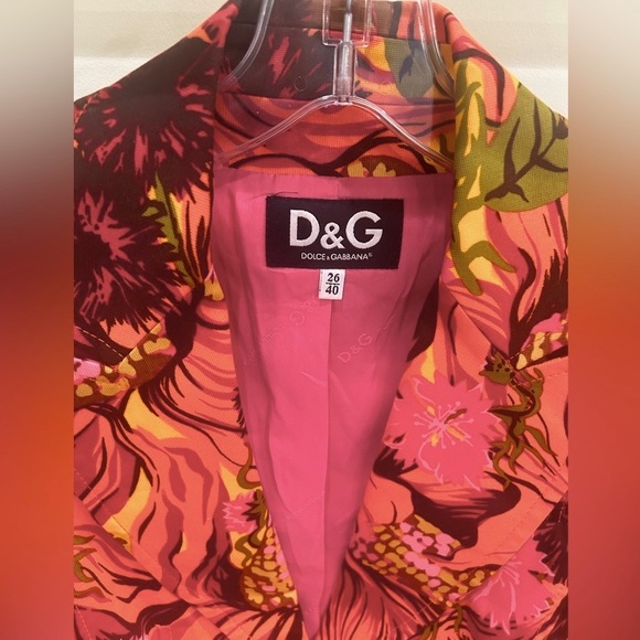 D&G Dolce&Gabbana Vintage (1990s) Multicolor Floral Blazer - Picture 2 of 7